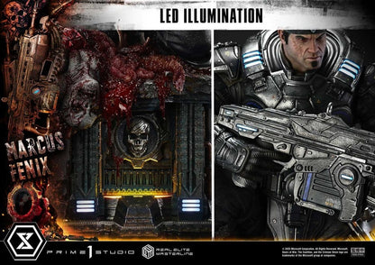 Gears of War: Reloaded Real Elite Masterline Series Statue 1/3 Marcus Fenix Ultimate Version 97 cm - Prime 1 Studio Statues & Busts