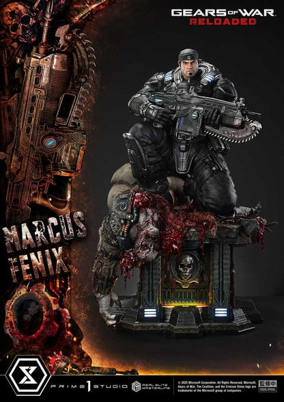 Gears of War: Reloaded Real Elite Masterline Series Statue 1/3 Marcus Fenix Ultimate Version 97 cm - Prime 1 Studio Statues & Busts