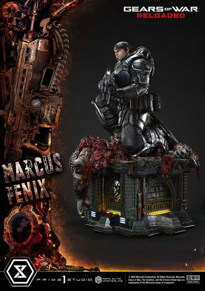 Gears of War: Reloaded Real Elite Masterline Series Statue 1/3 Marcus Fenix Ultimate Version 97 cm - Prime 1 Studio Statues & Busts
