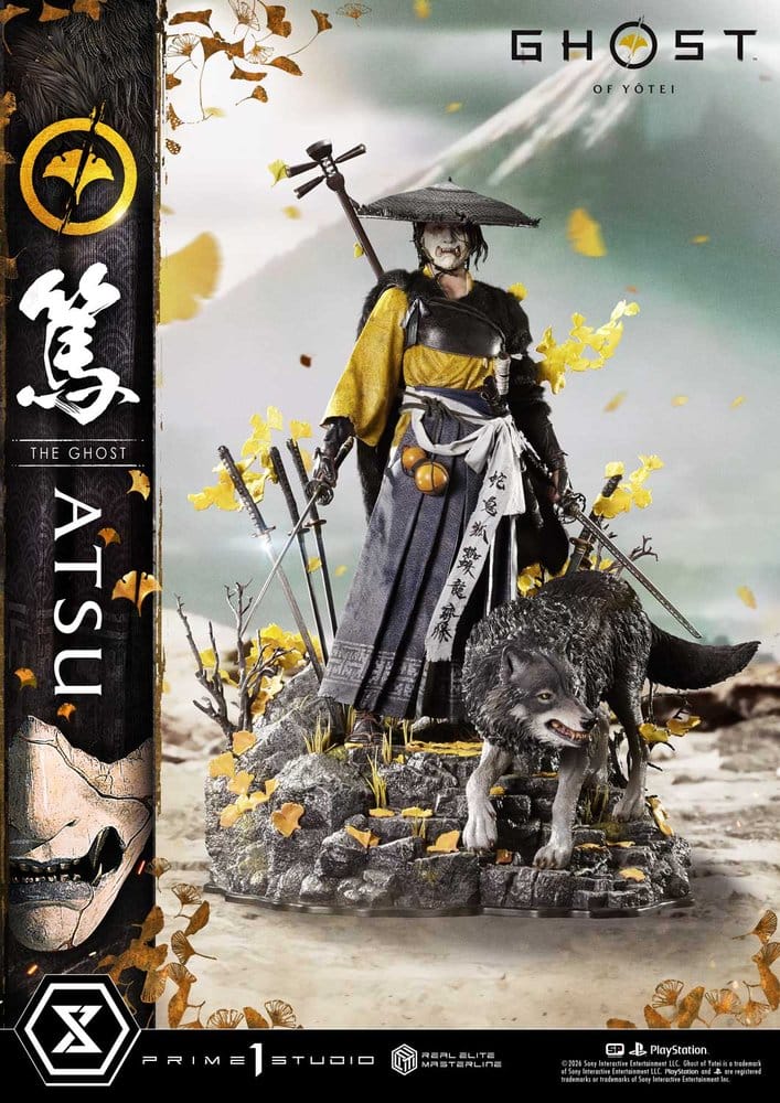 Ghost of Yotei Real Elite Masterline Statue 1/4 Atsu 59 cm - Prime 1 Studio Statues