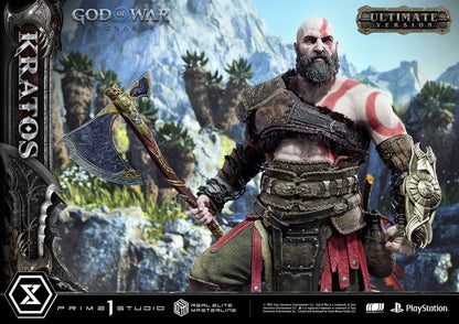God of War: Ragnarok Real Elite Masterline Series Statue 1/3 Kratos Ultimate Version 95 cm - Prime 1 Studio Statues & Busts