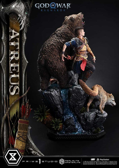 God of War: Ragnarok Real Elite Masterline Statue 1/3 Atreus Deluxe Version 96 cm - Prime 1 Studio Statues