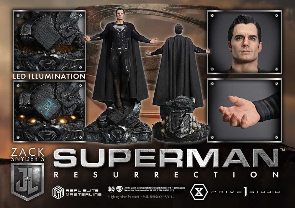 Zack Snyder's Justice League Real Elite Masterline Series Statue 1/3 Superman Resurrection Deluxe Ver. 95 cm - Prime 1 Studio Statues & Busts