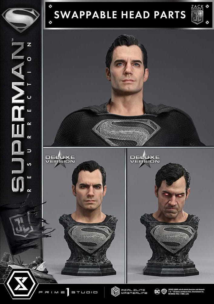 Zack Snyder's Justice League Real Elite Masterline Series Statue 1/3 Superman Resurrection Deluxe Ver. 95 cm - Prime 1 Studio Statues & Busts