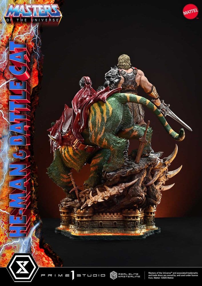 Masters of the Universe Real Elite Masterline Series Statue 1/4 He-Man & Battle Cat 86 cm - Prime 1 Studio Statues & Busts