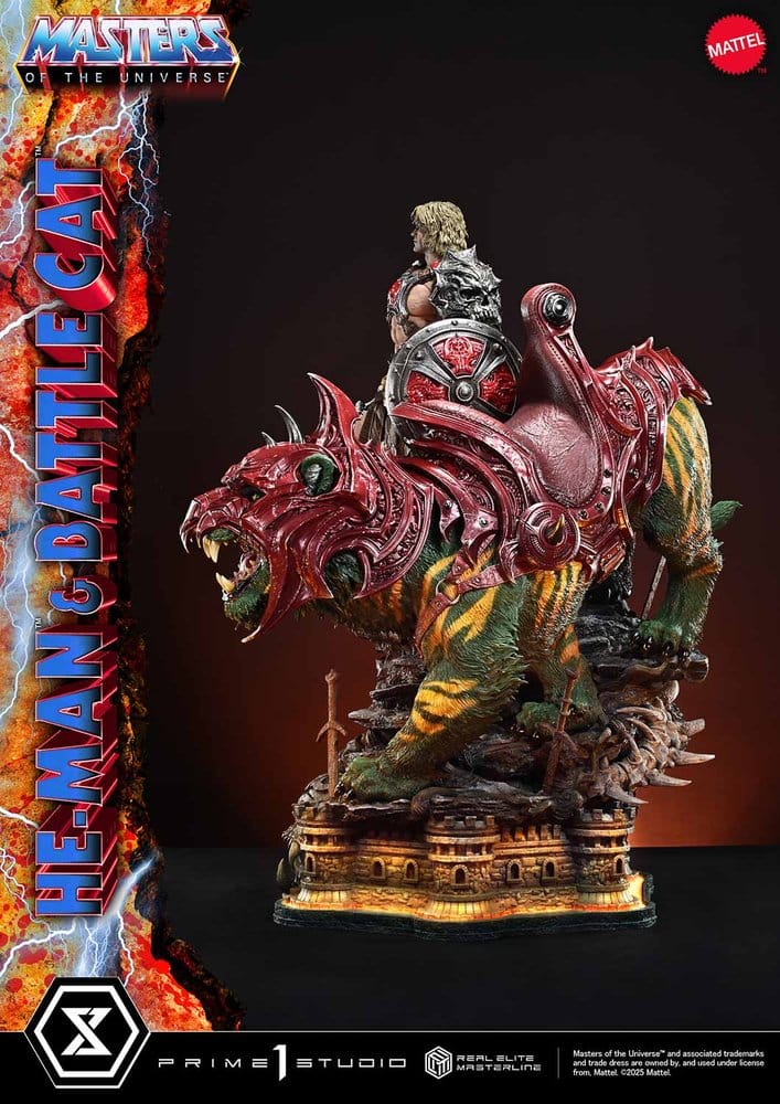 Masters of the Universe Real Elite Masterline Series Statue 1/4 He-Man & Battle Cat 86 cm - Prime 1 Studio Statues & Busts