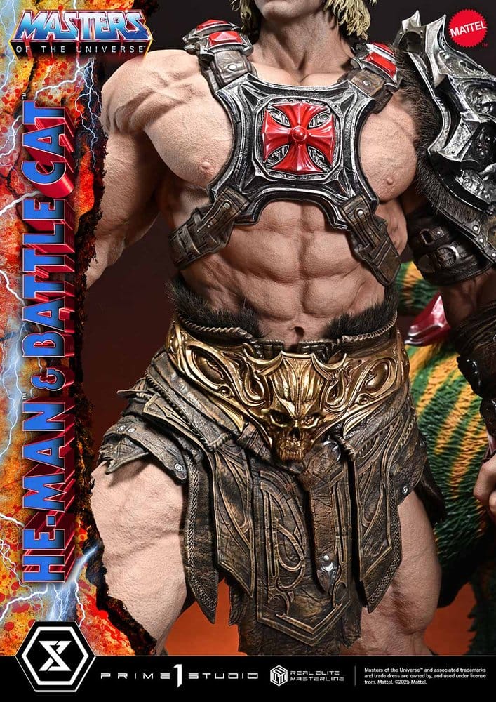 Masters of the Universe Real Elite Masterline Series Statue 1/4 He-Man & Battle Cat 86 cm - Prime 1 Studio Statues & Busts