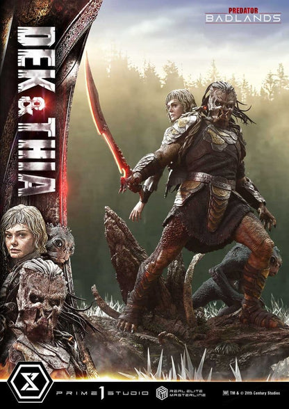 Predator Real Elite Masterline Statue 1/3 Badlands Dek & Thia Deluxe Version 87 cm - Prime 1 Studio Statues