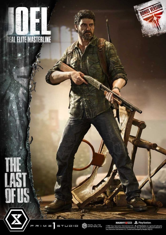 The Last of Us (Part I) Real Elite Masterline Statue 1/4 Joel Bonus Version 52 cm - Prime 1 Studio Statues