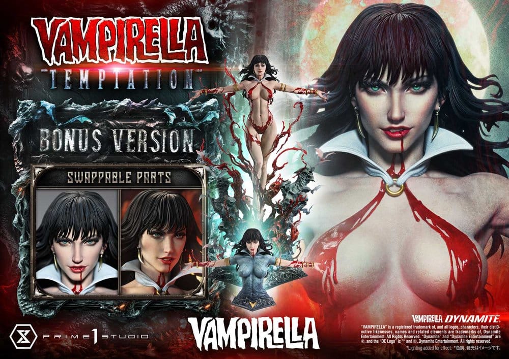 Vampirella Real Elite Masterline Series Statue 1/3 Temptation Bonus Version 100 cm - Prime 1 Studio Statues
