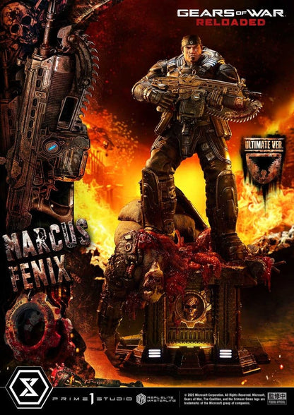 Gears of War: Reloaded Real Elite Masterline Series Statue 1/3 Marcus Fenix Ultimate Version 97 cm - Prime 1 Studio Statues