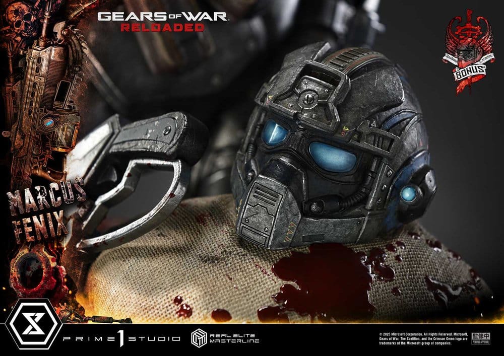 Gears of War: Reloaded Real Elite Masterline Series Statue 1/3 Marcus Fenix Ultimate Bonus Version 97 cm - Prime 1 Studio Statues & Busts