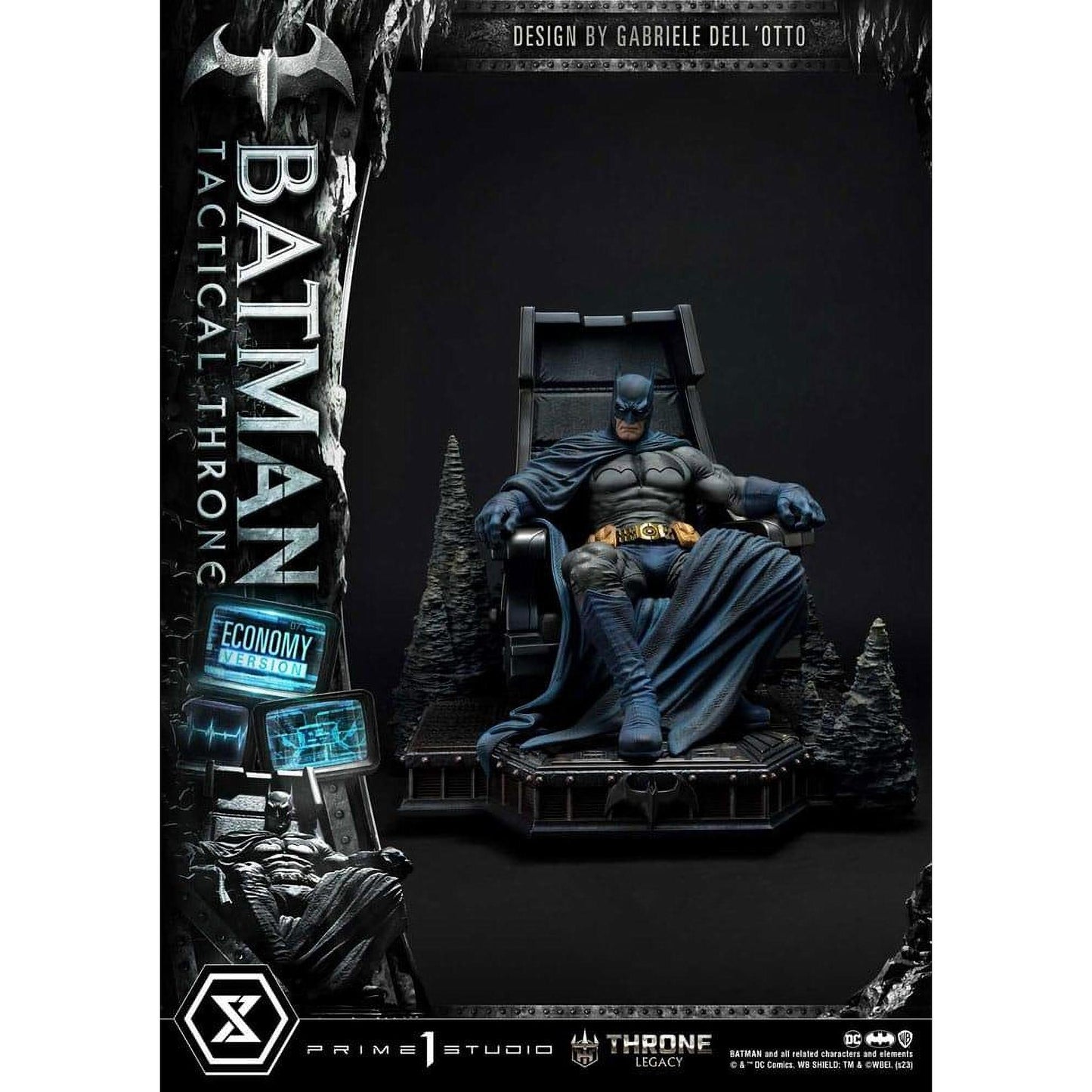 DC Comics Throne Legacy Collection Statue 1/3 Batman Tactical Throne Economy Version 46 cm - Prime 1 Studio Statues & Busts