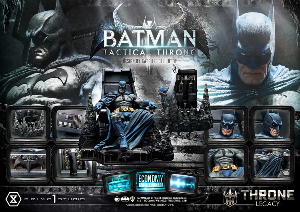 DC Comics Throne Legacy Collection Statue 1/3 Batman Tactical Throne Economy Version 46 cm - Prime 1 Studio Statues & Busts