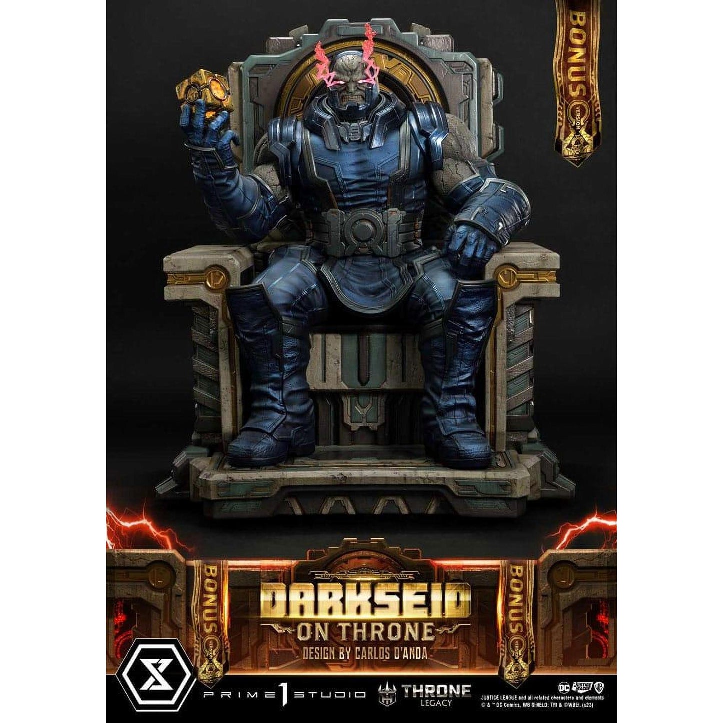Throne Legacy Series Statue 1/4 Justice League (Comics) Darkseid on Throne Design by Carlos D'Anda Deluxe Bonus Version 65 cm - Prime 1 Studio Statues & Busts
