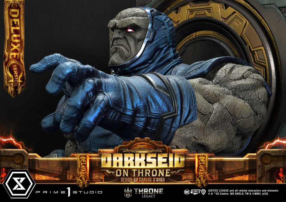 Throne Legacy Series Statue 1/4 Justice League (Comics) Darkseid on Throne Design by Carlos D'Anda Deluxe Bonus Version 65 cm - Prime 1 Studio Statues & Busts