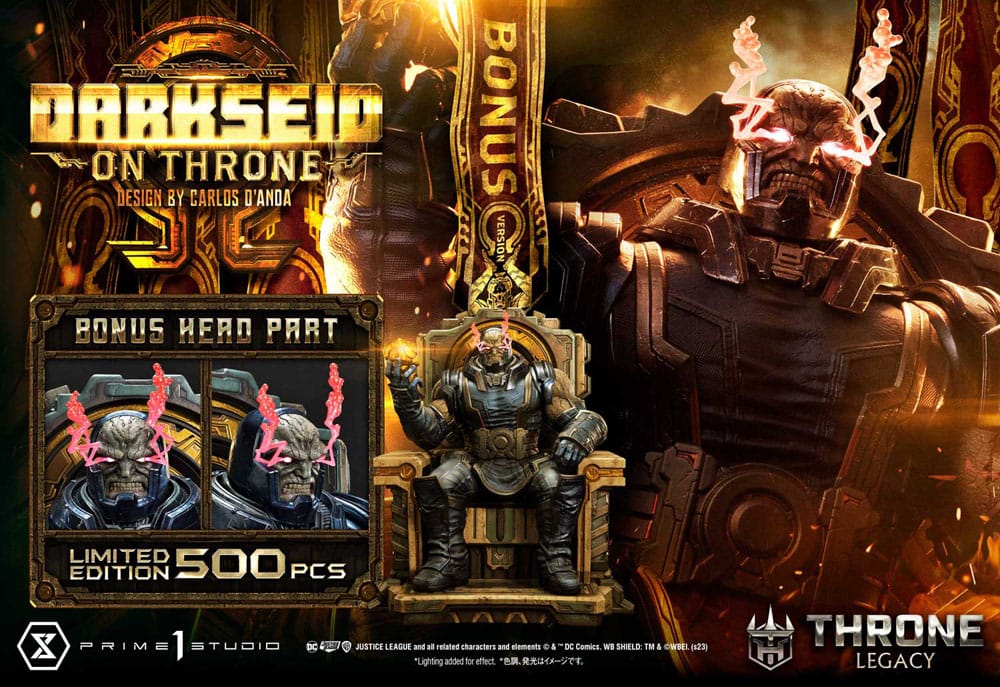 Throne Legacy Series Statue 1/4 Justice League (Comics) Darkseid on Throne Design by Carlos D'Anda Deluxe Bonus Version 65 cm - Prime 1 Studio Statues & Busts
