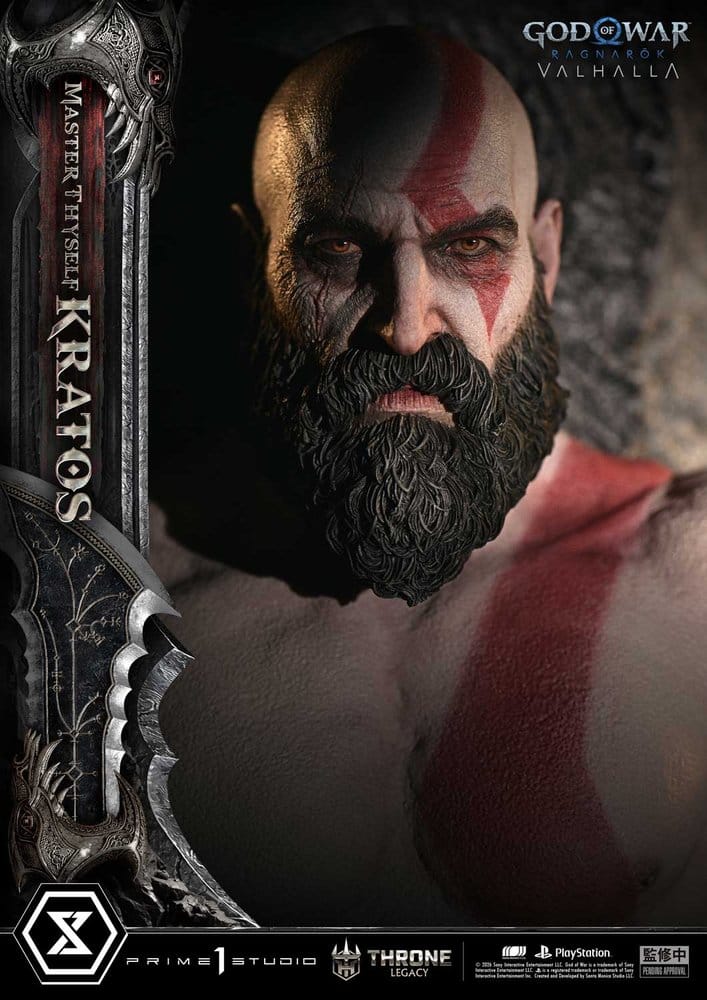 Throne Legacy God of War Series Statue 1/3 Ragnarok Master Thyself Kratos 67 cm - Prime 1 Studio Statues
