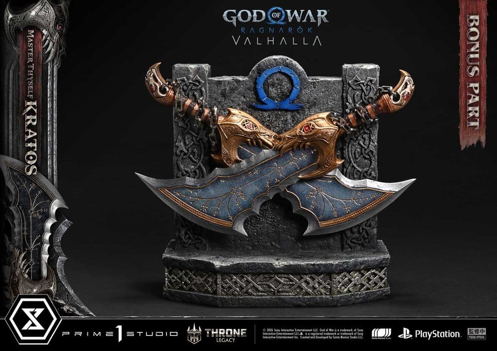 Throne Legacy God of War Series Statue 1/3 Ragnarok Master Thyself Kratos Bonus Version 67 cm - Prime 1 Studio Statues
