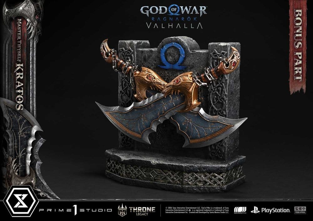 Throne Legacy God of War Series Statue 1/3 Ragnarok Master Thyself Kratos Bonus Version 67 cm - Prime 1 Studio Statues