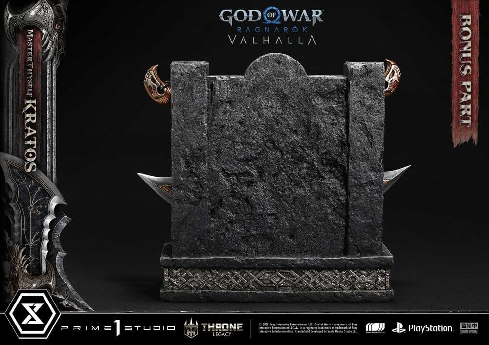 Throne Legacy God of War Series Statue 1/3 Ragnarok Master Thyself Kratos Bonus Version 67 cm - Prime 1 Studio Statues