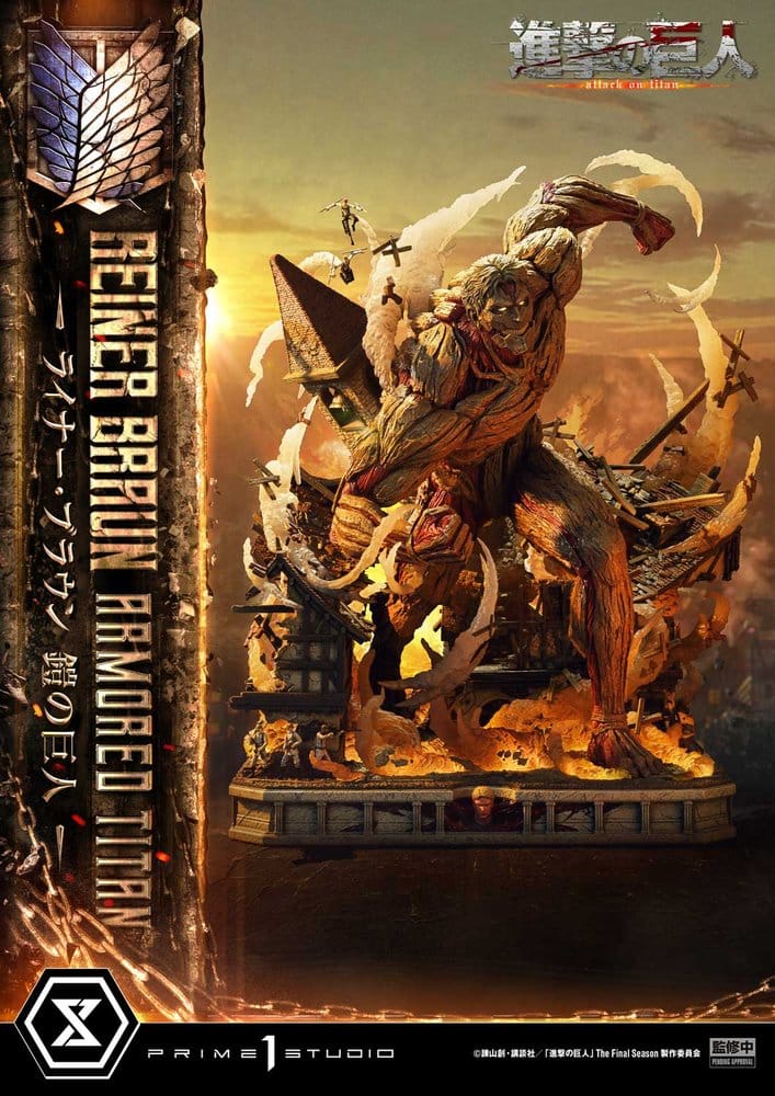 Attack on Titan (TV animation) Ultimate Diorama Masterline Statue Reiner Braun Armored Titan 75 cm - Prime 1 Studio Statues & Busts