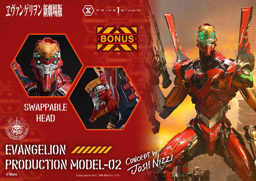 Rebuild of Evangelion Ultimate Diorama Masterline Series Statue Evangelion Production Model-02 (Concept By Josh Nizzi) Deluxe Bonus Version 73 cm - Prime 1 Studio Statues & Busts