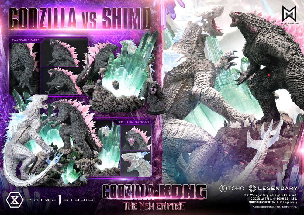 Godzilla x Kong: The New Empire Ultimate Diorama Masterline Series Statue Godzilla vs Shimo 86 cm - Prime 1 Studio Statues & Busts