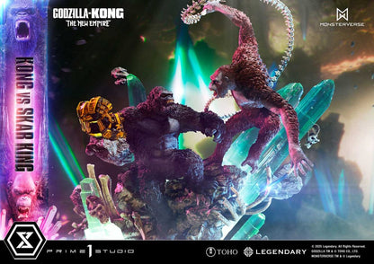 Godzilla x Kong: The New Empire Ultimate Diorama Masterline Series Statue Kong vs Skar King 104 cm - Prime 1 Studio Statues & Busts