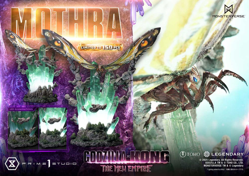 Godzilla x Kong: The New Empire Ultimate Diorama Masterline Series Statue Mothra 113 cm - Prime 1 Studio Statues & Busts