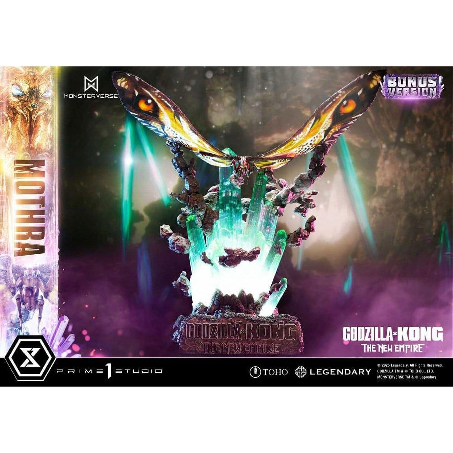 Godzilla x Kong: The New Empire Ultimate Diorama Masterline Series Statue Mothra Bonus Version 113 cm - Prime 1 Studio Statues & Busts