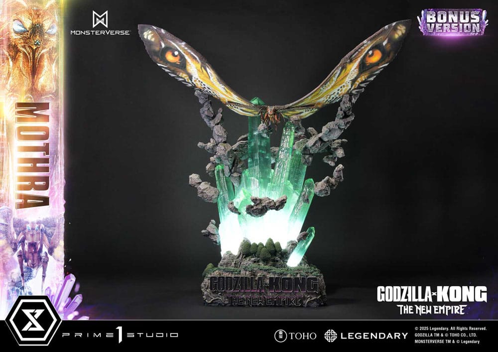 Godzilla x Kong: The New Empire Ultimate Diorama Masterline Series Statue Mothra Bonus Version 113 cm - Prime 1 Studio Statues & Busts
