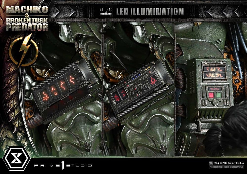 Aliens vs. Predator (Comic) Ultimate Premium Masterline Statue 1/4 Machiko & Broken Tusk Predator 79 cm - Prime 1 Studio Statues