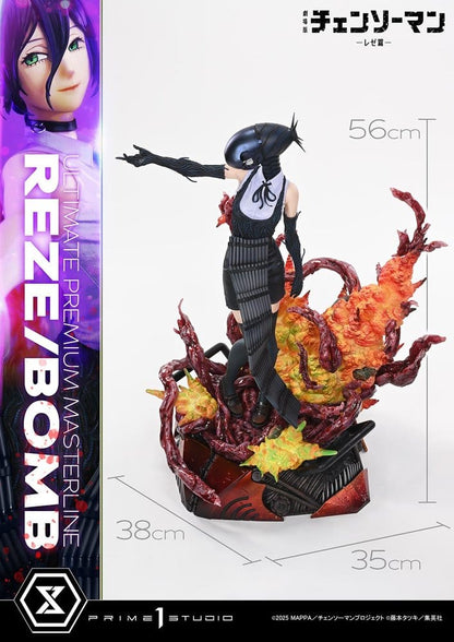 Chainsaw Man Ultimate Premium Masterline Series Statue 1/4 The Movie: Reze Arc REZE/BOMB DX Bonus Version