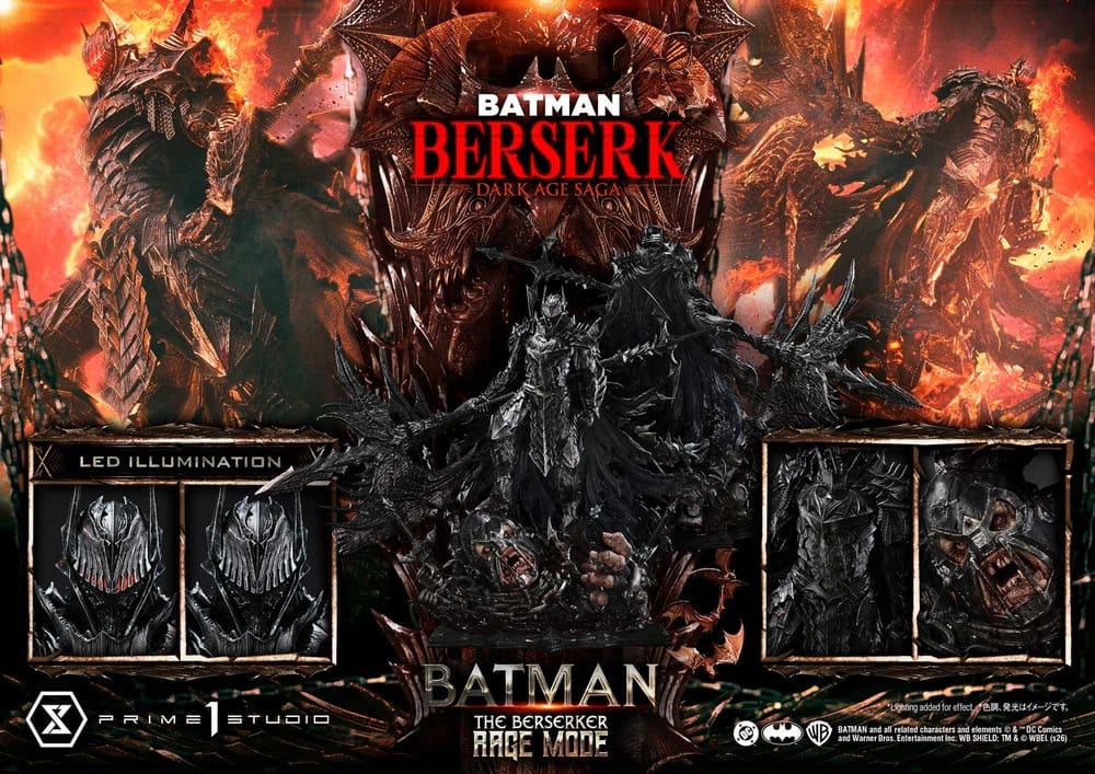 DC Comics Premium Masterline Series Statue 1/4 Batman (Comics) Batman: The Berserker Rage Mode 82 cm - Prime 1 Studio Statues