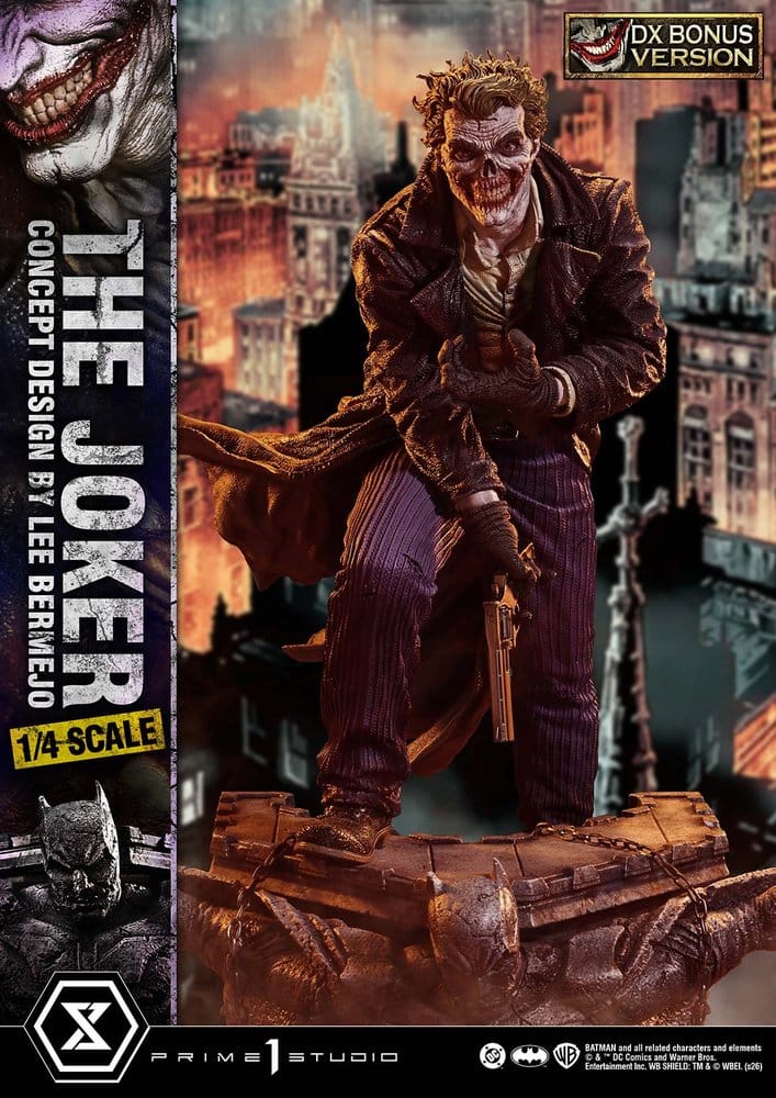 DC Comics Ultimate Premium Masterline Series Statue 1/4 The Joker (Concept Design by Lee Bermejo) DX Bonus Version 53 cm - Prime 1 Studio Statues & Busts