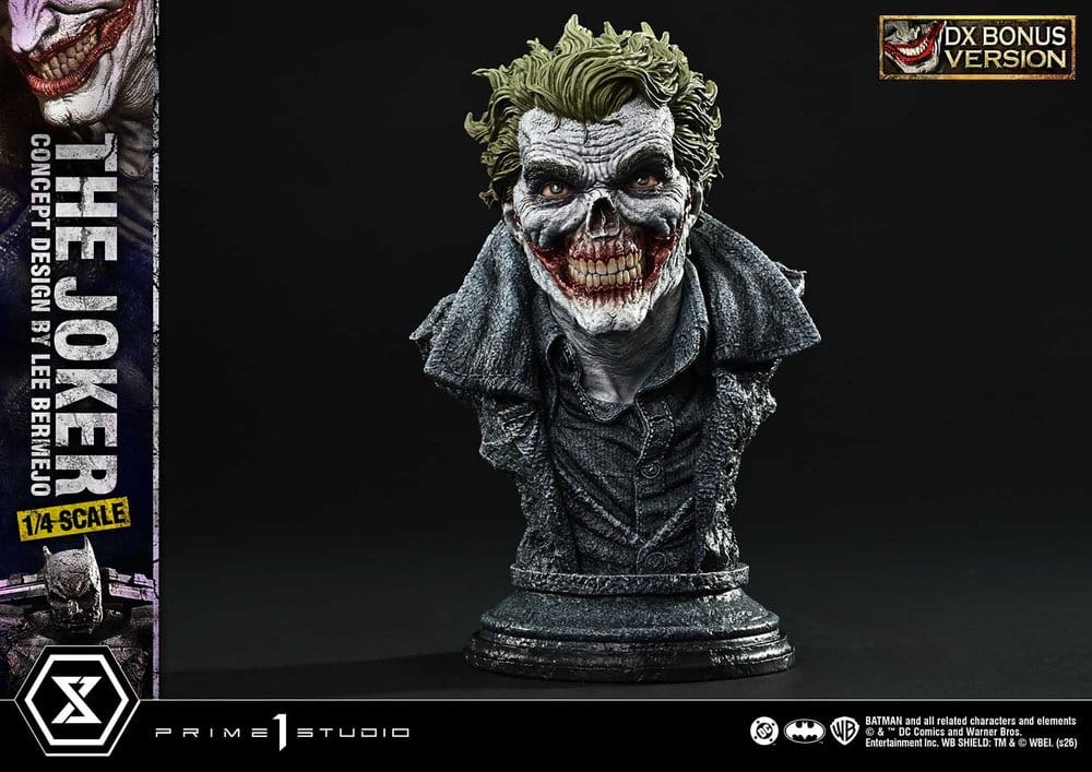 DC Comics Ultimate Premium Masterline Series Statue 1/4 The Joker (Concept Design by Lee Bermejo) DX Bonus Version 53 cm - Prime 1 Studio Statues & Busts