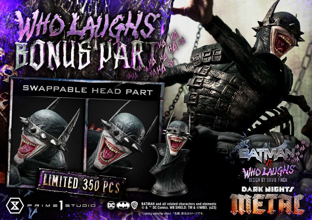 Dark Nights: Metal Ultimate Premium Masterline Series Statue 1/4 Batman VS Batman Who Laughs Deluxe Bonus Version 67 cm - Prime 1 Studio Statues & Busts