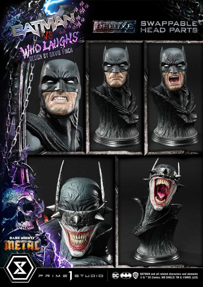 Dark Nights: Metal Ultimate Premium Masterline Series Statue 1/4 Batman VS Batman Who Laughs Deluxe Bonus Version 67 cm - Prime 1 Studio Statues & Busts