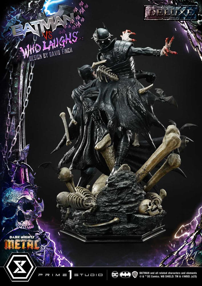 Dark Nights: Metal Ultimate Premium Masterline Series Statue 1/4 Batman VS Batman Who Laughs Deluxe Bonus Version 67 cm - Prime 1 Studio Statues & Busts