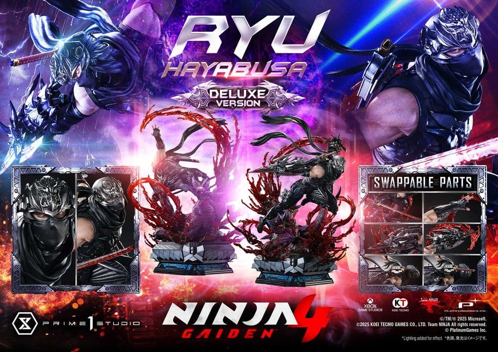 Ninja Gaiden 4 Ultimate Premium Masterline Series Statue 1/4 Ryu Hayabusa Deluxe Bonus Version - Prime 1 Studio Statues