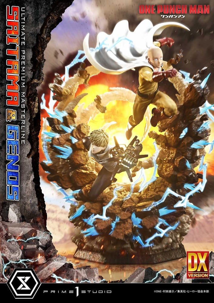 One-Punch Man Premium Masterline Series Statue 1/4 Saitama & Genos Deluxe Version 73 cm - Prime 1 Studio Statues