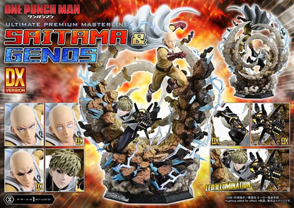 One-Punch Man Premium Masterline Series Statue 1/4 Saitama & Genos Deluxe Version 73 cm - Prime 1 Studio Statues