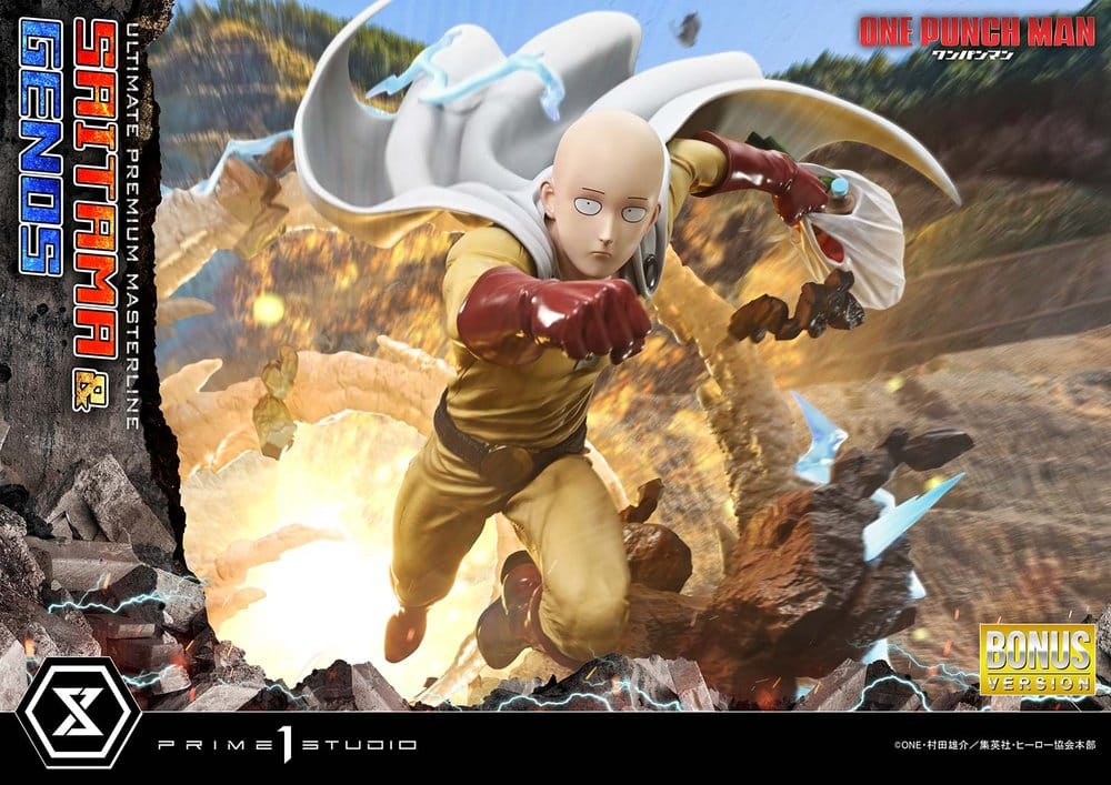 One-Punch Man Premium Masterline Series Statue 1/4 Saitama & Genos DX Bonus Version 73 cm - Prime 1 Studio Statues