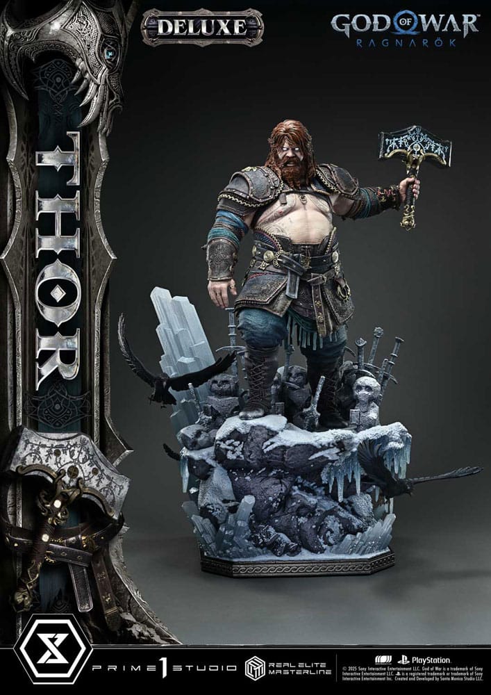 God of War: Ragnarok: Thor (Deluxe Ver.) (With Bonus): Real Elite Masterline: 1/3 Scale Limited Edition Statue