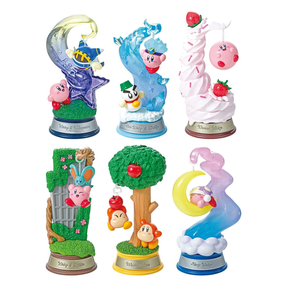 Kirby Mini Figures 6 cm Swing Kirby in Dreamland Display (re-run) Box Qty 6 - Re-Ment Blind Box