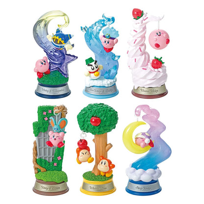 Kirby Mini Figures 6 cm Swing Kirby in Dreamland Display (re-run) Box Qty 6 - Re-Ment Blind Box