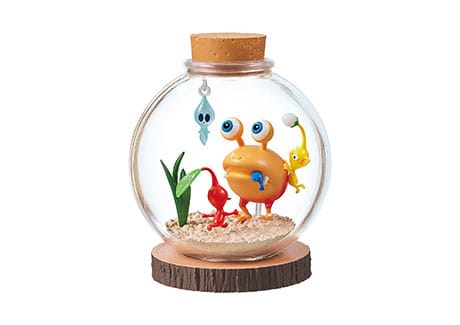 Pikmin Mini Figures Terrarium Collection Display Box Qty 6 - Re-Ment Blind Boxes, Mini Figures & Capsule Toys