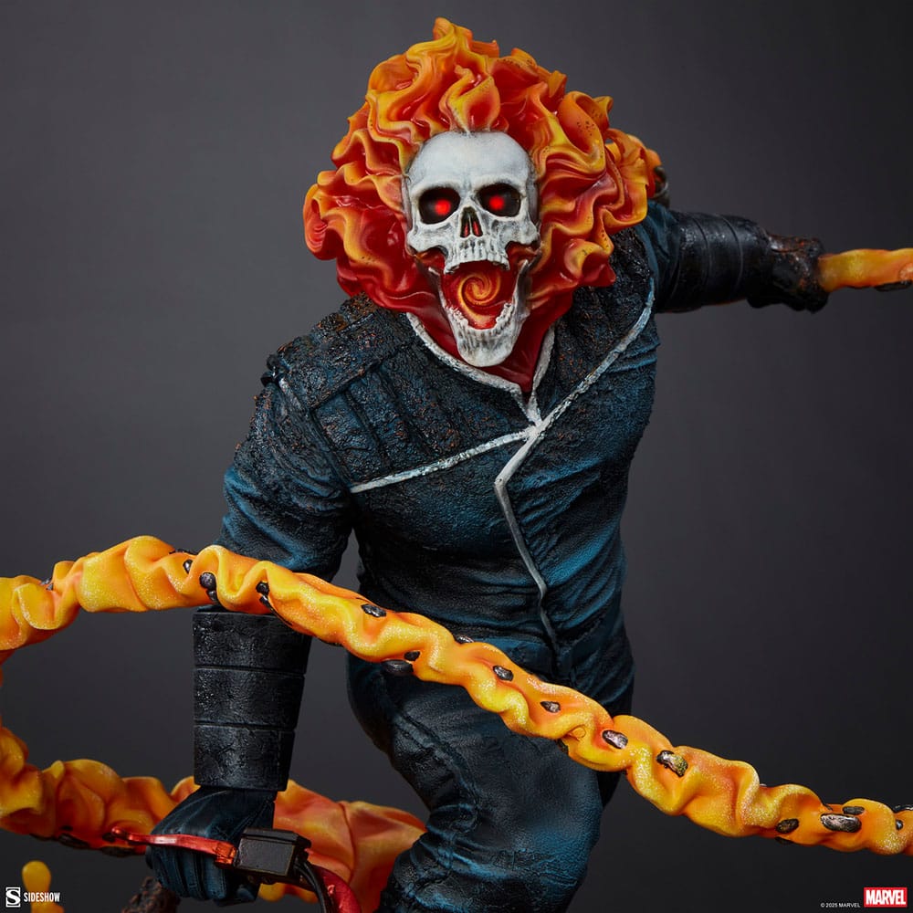 Marvel: Ghost Rider (Classic Variant): Premium Format Statue - Sideshow Collectibles Statues