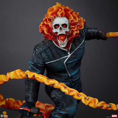 Marvel: Ghost Rider (Classic Variant): Premium Format Statue - Sideshow Collectibles Statues